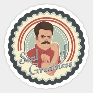 Seal Of Greatness Sticker